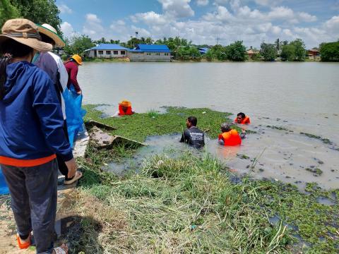 กำจัดวัชพืชในแหล่งน้ำสาธารณะ